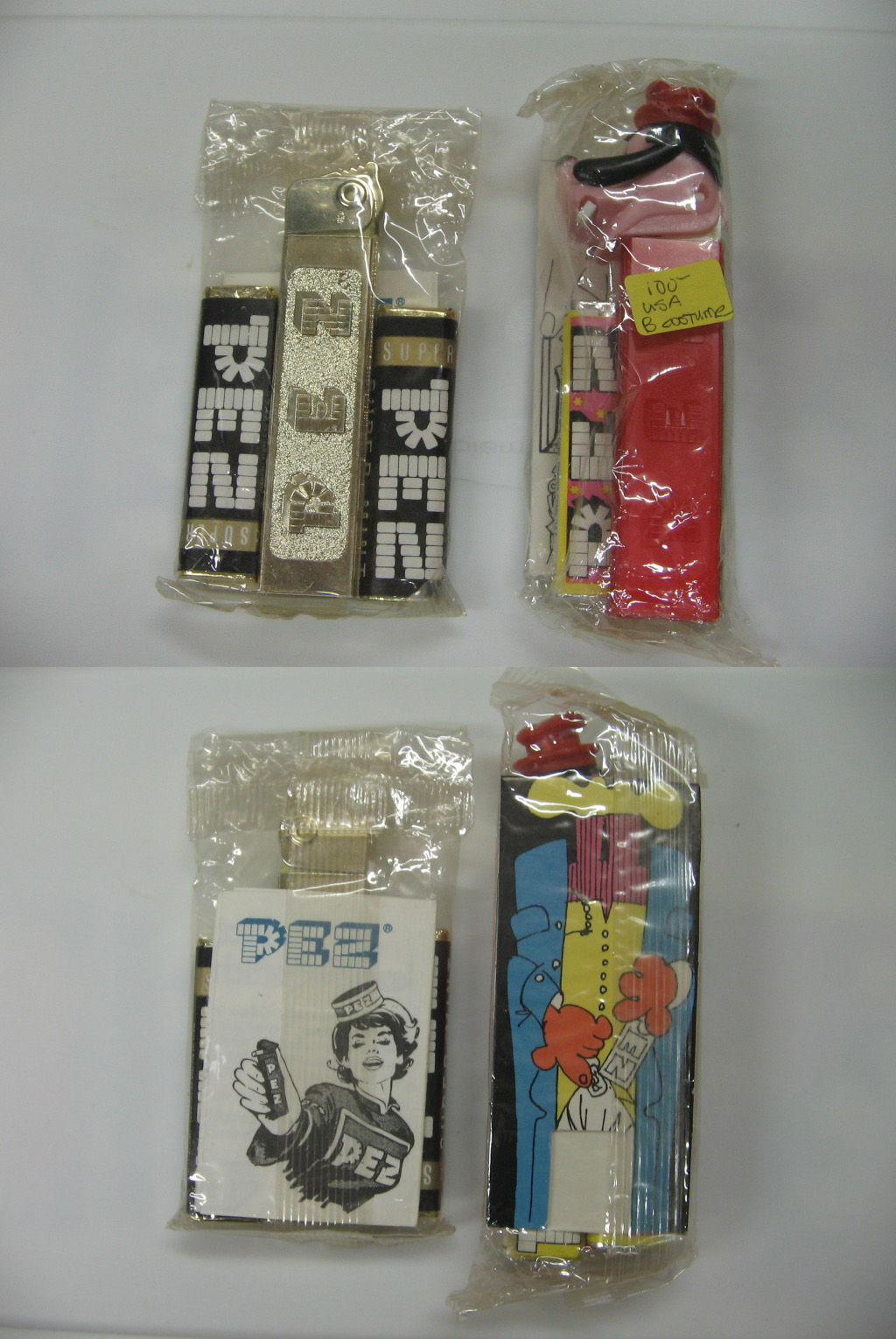 PEZ MIP 70s 3.4 Golden Glow Supermint candy