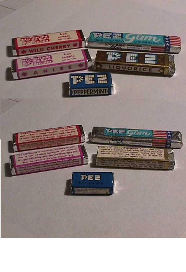 PEZ fullsize candy pack SAMPLE 50s ANISE